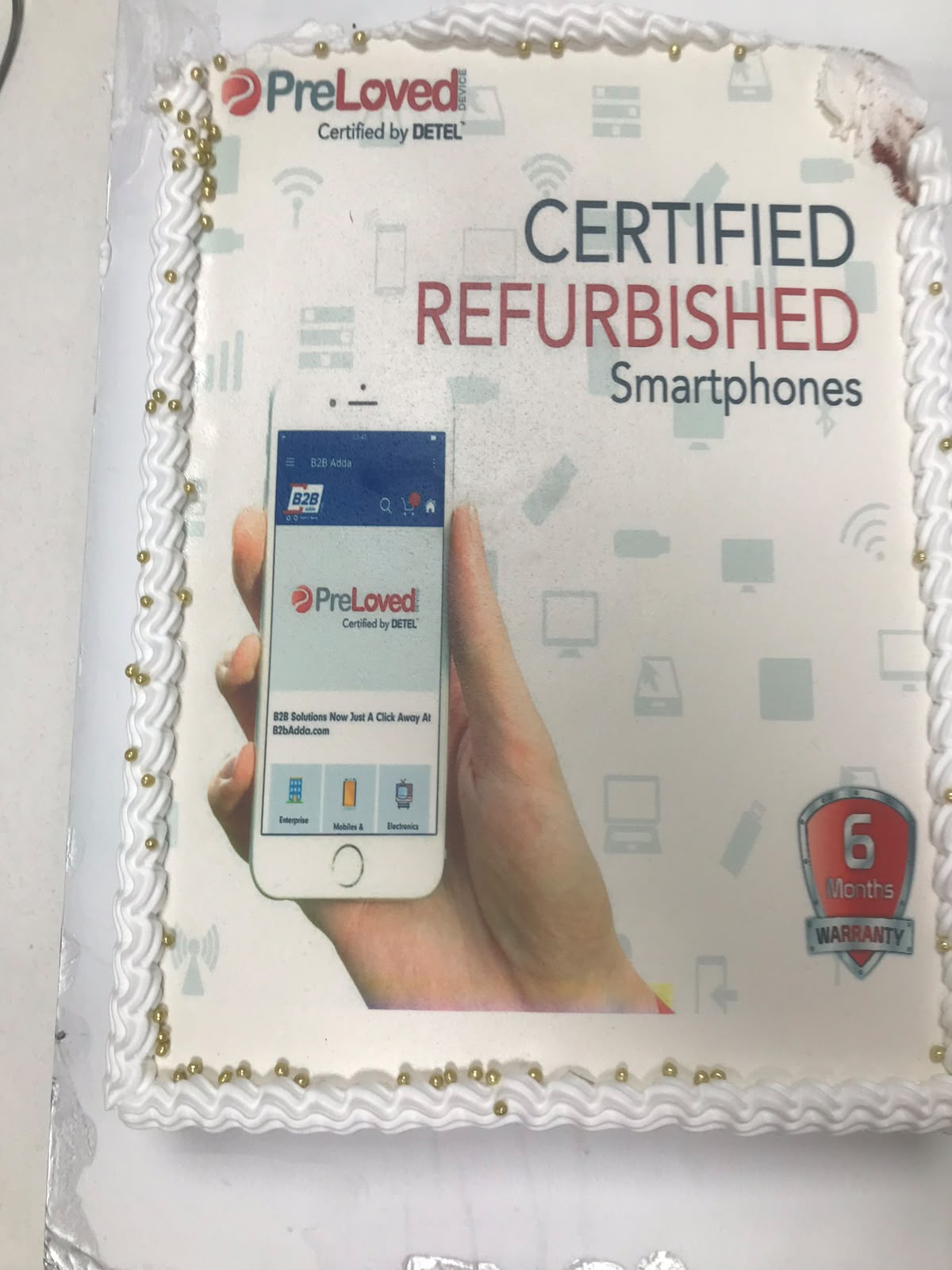 Launch cake — Certified Refurbished Smartphones