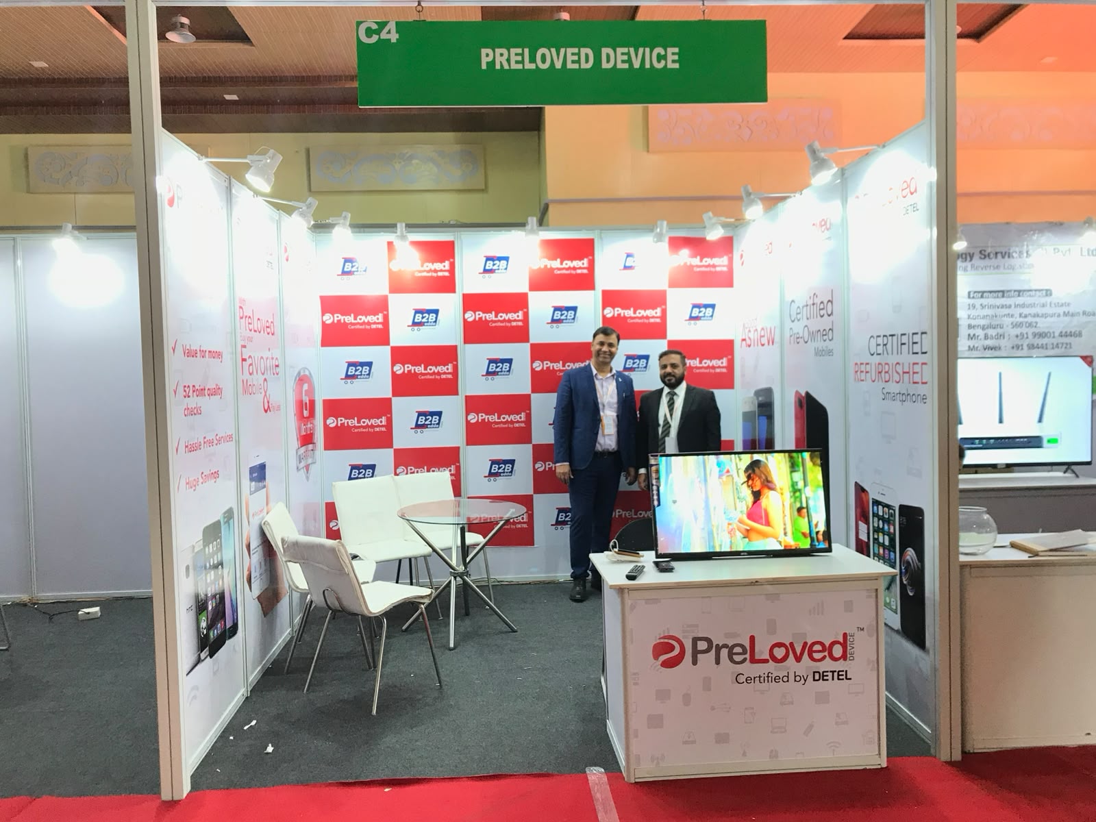At the PreLoved Device stand C4