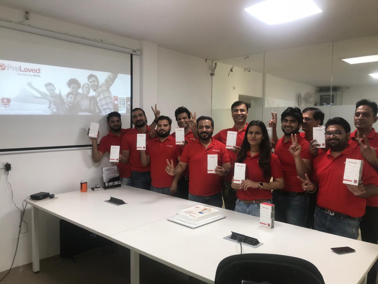 Launch day with the PreLoved team